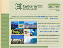 Tablet Screenshot of californiamanufacturingguide.com